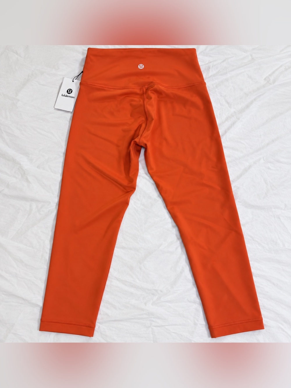 Lululemon Orange High-Rise Full-Length Leggings Women’s Size 4 NWT